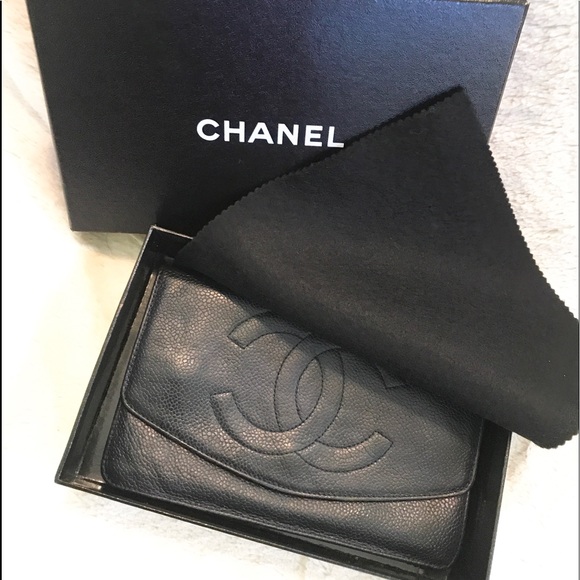 👑✅PRICE FIRM✅NO OFFERS SUPER SALE!! AUTHENTIC Chanel Caviar Clutch - Picture 9 of 14